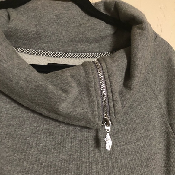 Vans cowl neck soft grey hoodie - Picture 4 of 7